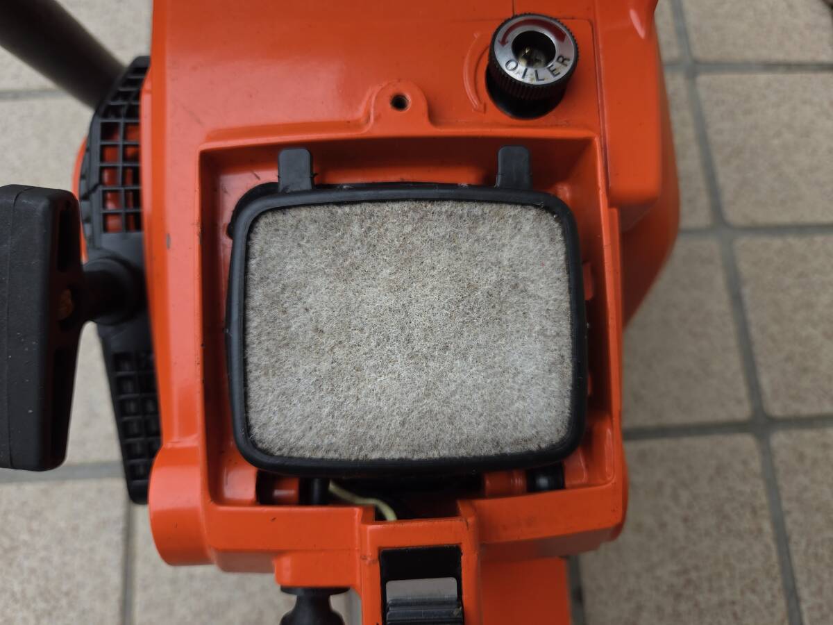 動作確認 分解清掃済 ECHO 共立 エコー エンジン チェーンソー CS362 14インチ(35cm) 35.8cc_6