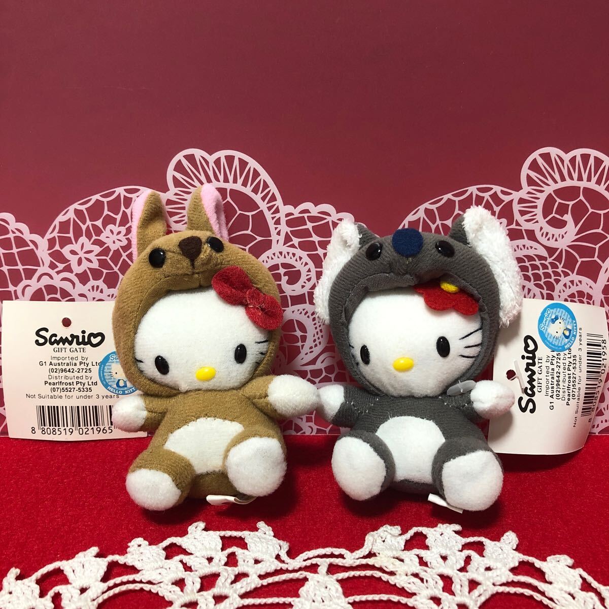 ハローキティ キティちゃん コアラ カンガルー マスコット ぬいぐるみ