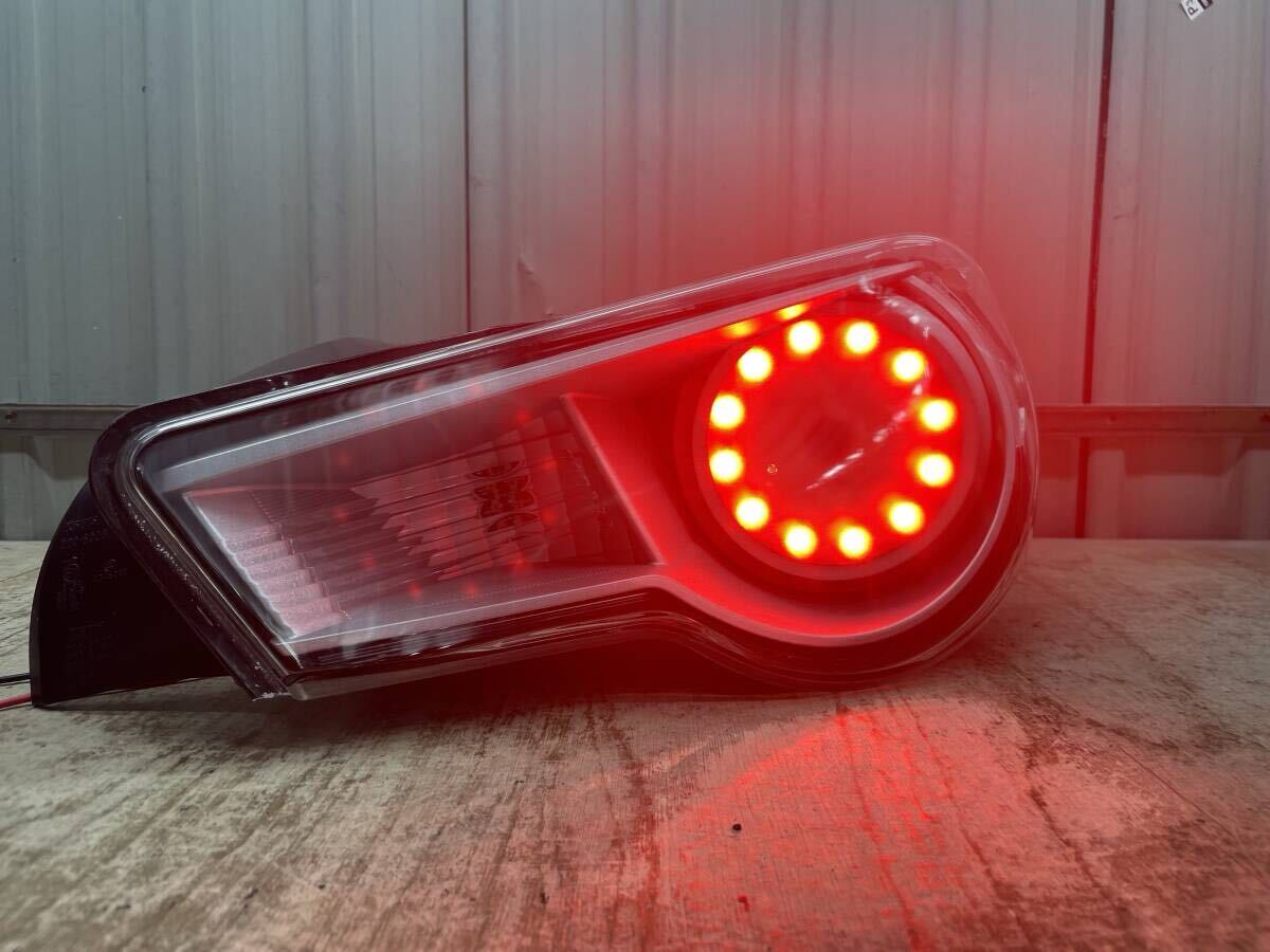最新作　86 ZN6 ハチロク 純正 LED テールランプ レンズ クリア 加工 限定 コーティング 済み トヨタ 86 ZN6 ハチロク 純正 LED