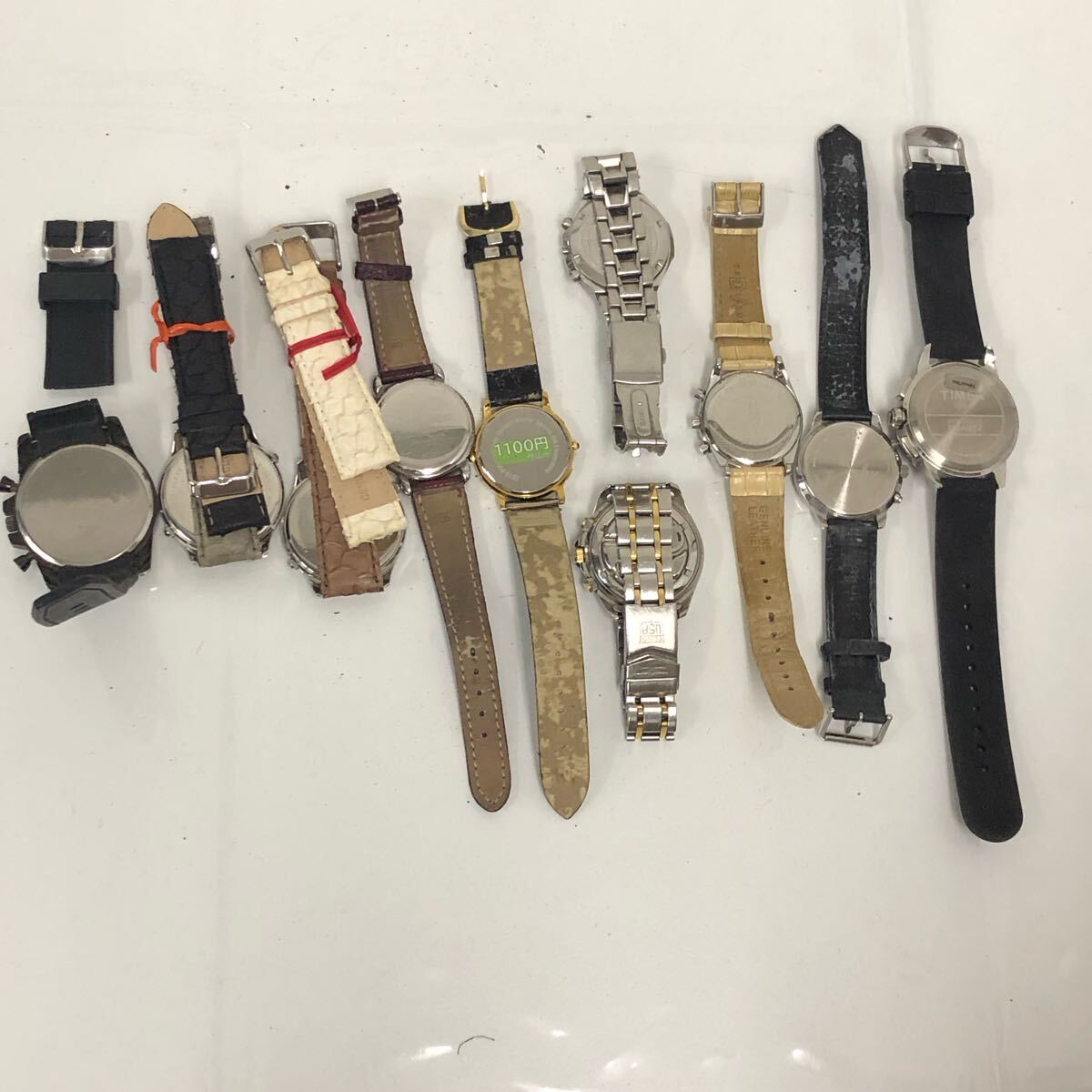 ⑥ブランド クロノグラフ メンズ 腕時計 10点セット TRUSSARDI ELGIN