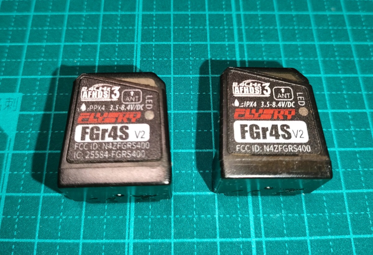 FLYSKY FGr4S V2 中古品 2個セット　NB4 受信機 レシーバー ラジコン_2
