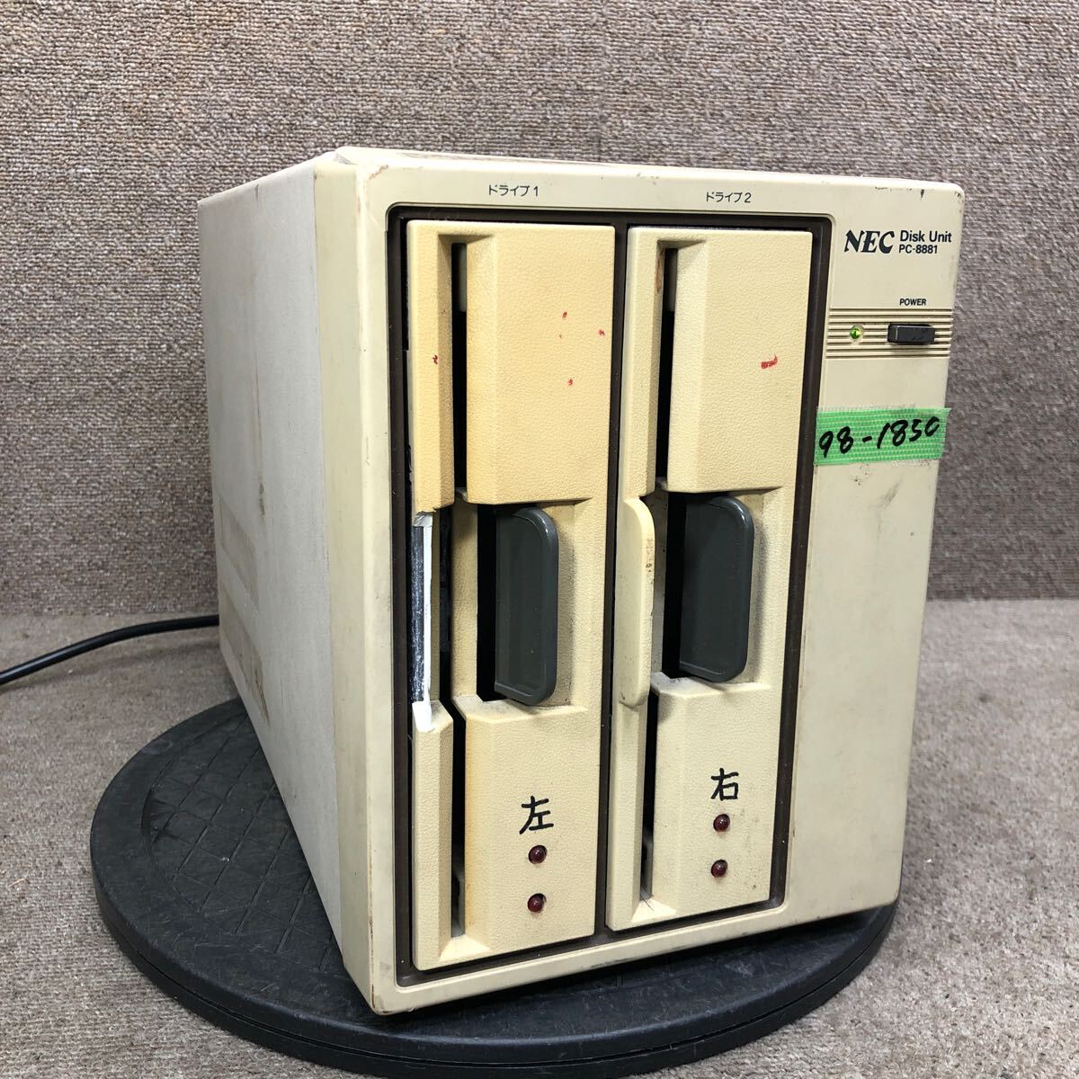 98-1850 激安 レトロPC パーツ NEC PC-98など用 外付けFDD 8インチ