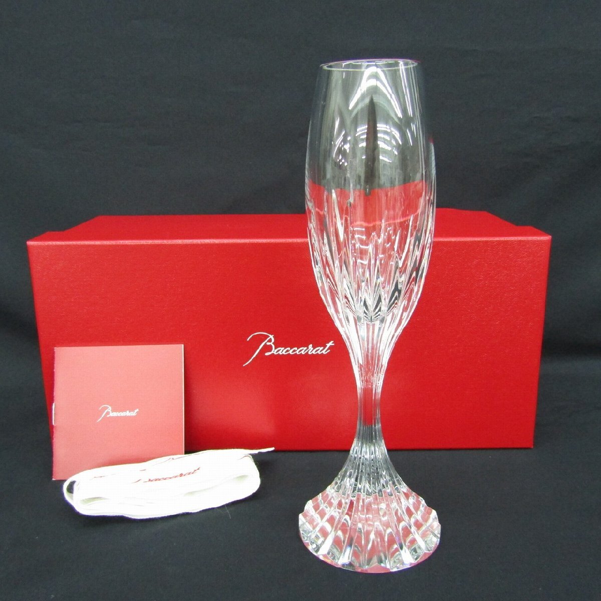 未使用品】Baccarat バカラ マッセナ シャンパンフルート グラス 1客