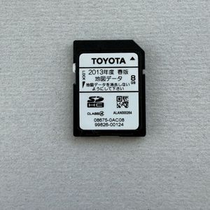 トヨタ　純正　ナビ　地図　SD ナビゲーション　08675-0AC08 99826-00124 NSCT-W61 NSZT-