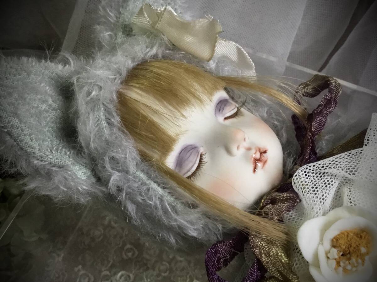 太山レミ作　ビスクフェイス縫いぐるみ「ボクの友達96」※送料無料_1