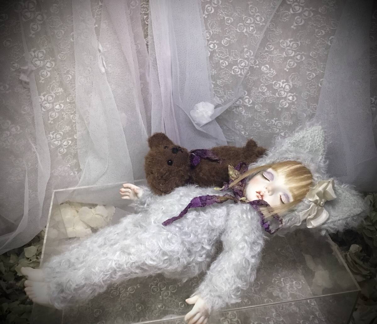 太山レミ作　ビスクフェイス縫いぐるみ「ボクの友達96」※送料無料_3