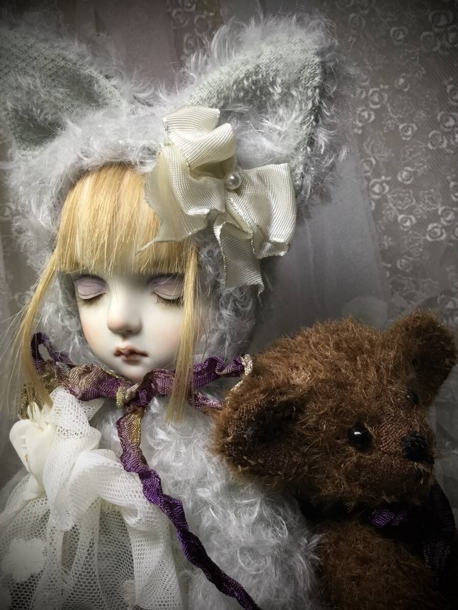 太山レミ作　ビスクフェイス縫いぐるみ「ボクの友達96」※送料無料_6