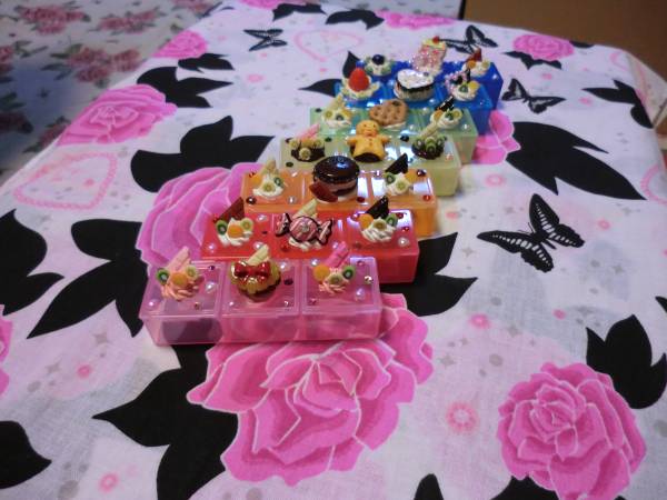 スイーツデコ　サプリメント小物ケース　水色　ブルー２個セット_2