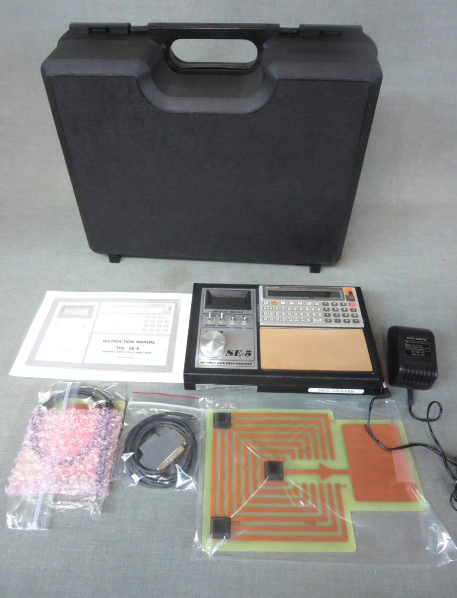 さ*ち様 ラジオニクス波動測定器 SE-5 シャープ ポケコン PC-1262 ラジオニクス 波動測定器 SE-5 シャープポケコンPC-1262付属 中古品