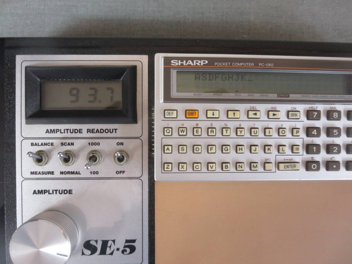 ラジオニクス 波動測定器 SE-5 シャープポケコンPC-1262付属 中古品