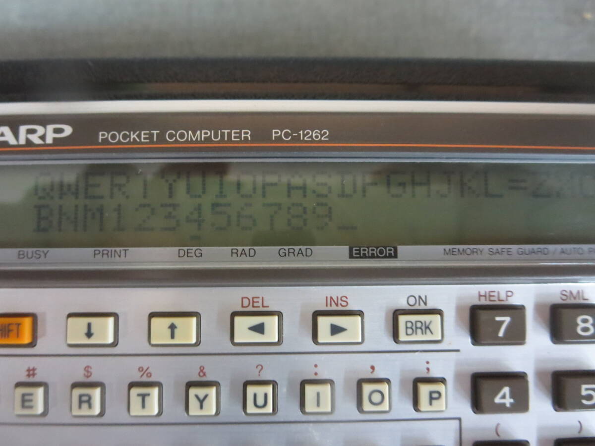 ラジオニクス 波動測定器 SE-5 シャープポケコンPC-1262付属 中古品