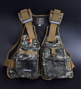☆新品フィッシングベスト ライフジャケット フローティングベスト 釣り 多ポケット 軽量