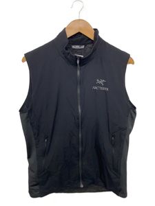 ARC’TERYX◆ナイロンベスト/S/ナイロン/BLK/無地/X000004849