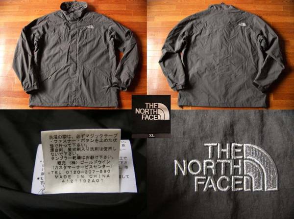 ◎ノースフェイス両面ロゴナイロンジャケット灰◎検マウンテン_3