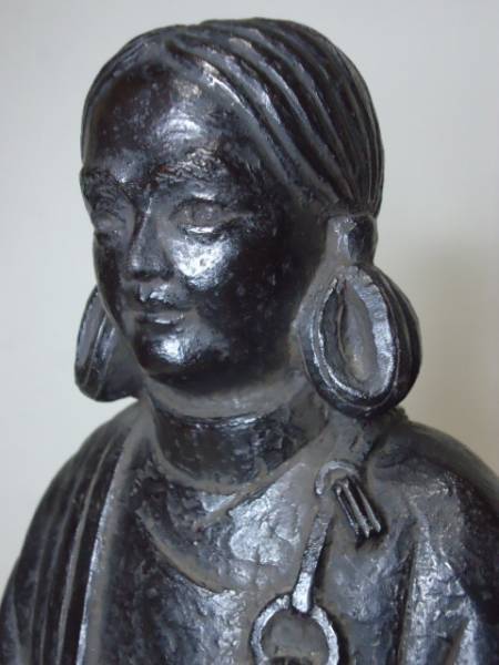仏像**青銅**「聖徳太子像」**板坂辰治、共箱**63センチ。(仏像)｜売買