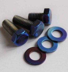 チタン ナンバーボルト 3個 アウディ A1/A3/A4/A5/A6/A7/A8/S1/S3/S4/S5/S6/S7/S8/Q2/Q3/