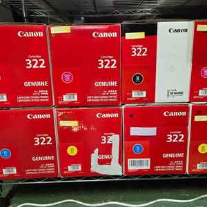 【純正品】キヤノン CRG-322 純正品 4色計8本(BLK*2 Cyan*2 Mag*2 Yel*2) 未使用 トナー