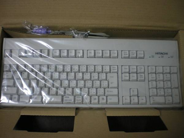 HITACHI キーボード　PC-KB5310　未使用 ☆新品未使用☆ HITACHI PC-KB5310(PS/2キーボード)｜売買された