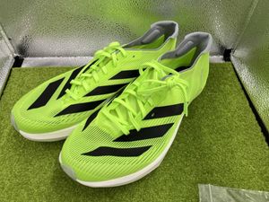 【袋付き、27.5cm】アディダス adidas 中距離　陸上　陸上スパイク アディゼロ アンビシ