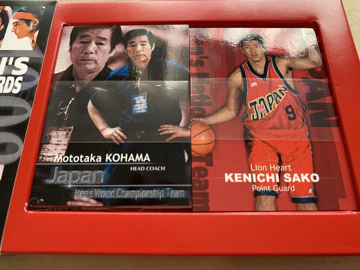 長谷川誠 直筆サインカード〜1998年日本代表バスケットボール世界
