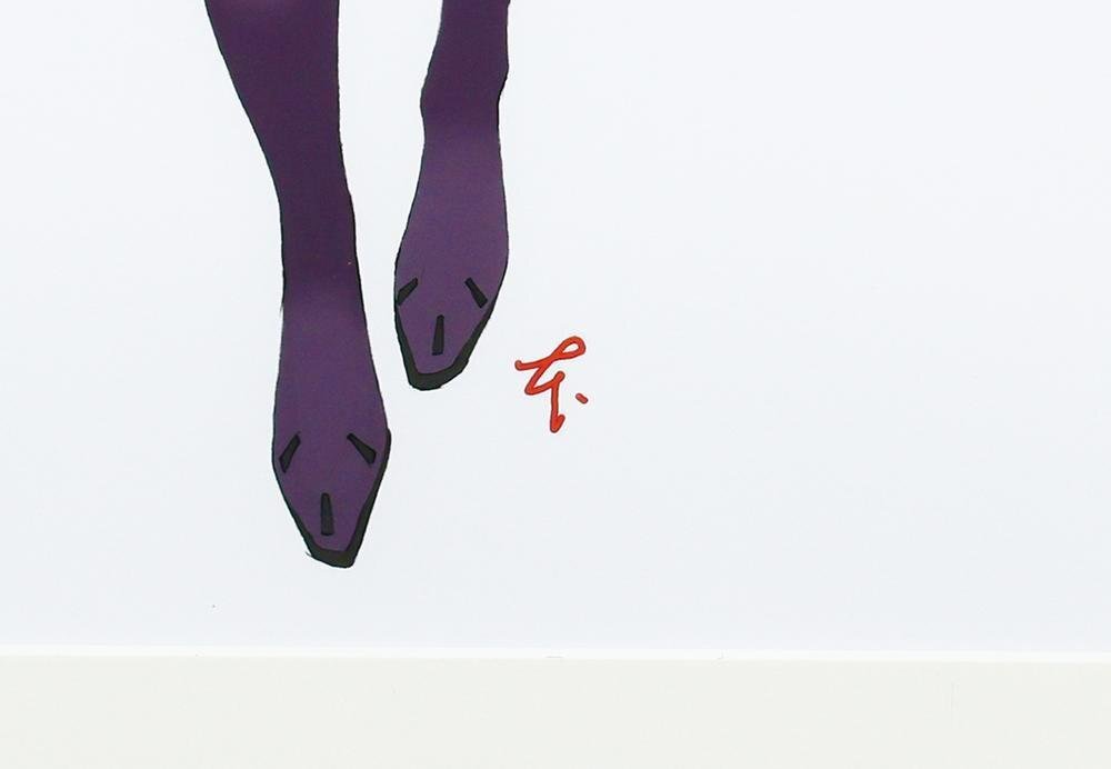 WISH】本田雄「アスカ」複製原画 約10号 ◇エヴァンゲリオン展限定複製