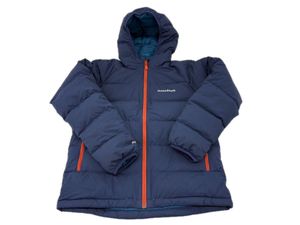 ○mont・bell モンベル　ウィンドストッパーダウンパーカ　1101617 ネイビー　160 中古