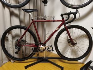 カスタム多数 fuji feather cx+deore 1x11 nitto mavic blue lug 54サイズ グラベル