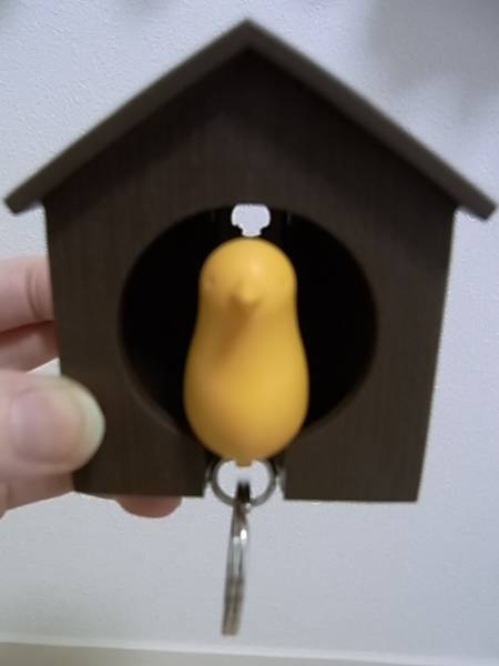 鍵かけ　キーホルダー　鳥型　新品_1