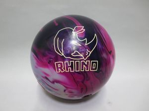 25673 スポーツ祭 ライノ ボウリングボール 11ポンド 持ち運び袋付 女性向け パープル/ピ