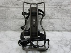W.26.A.16　TO　☆　ボトルケージ　BLACKBURN　Outpost cargo Cage　グレー　ブラック　U