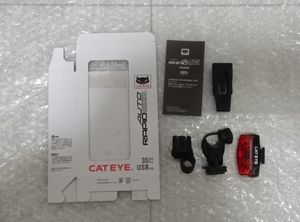 CATEYE キャットアイ RAPID AUTO microテールライト中古 TL-AU620-R　送料込み USB充電式