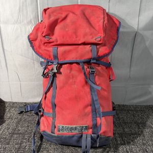 od298 ＭILLET ヴィンテージ ミレー 登山リュック バックパック 赤 中古