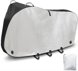 [E30] 自転車カバー　シルバー　29インチまで対応　収納袋付　防水420D