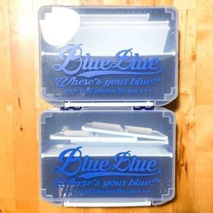 BlueBlue ルアーケース ロゴタイプ 深型 ブルーブルー 2個セット