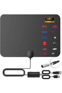 室内アンテナ 【2026新業界技術・高感度信号アンプ内蔵】地デジ テレビアンテナ 受信距離