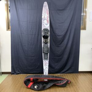 M【売り切り】CONNELY コネリー 水上スキー板 全長約165cm ピンク系 ケース付属 スポーツ