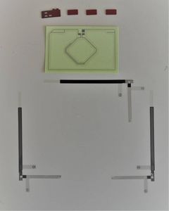 イクリプス・挟み込みタイプアンテナ専用補修用フイルムアンテナ・GPS+フルセグアンテナ4