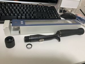 希少　フジ グリップ　富士工業　技徳　カーボンキャスティングハンドル　ストレート オ