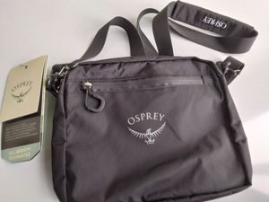 オスプレイ 人気色♪ブラック サコッシュ　ショルダー 登山 アウトドア サッチェル バッ