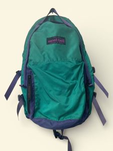 ▲▽11485◆mont-bell モンベル リュック グリーン アウトドア ヴィンテージ 古着△▼