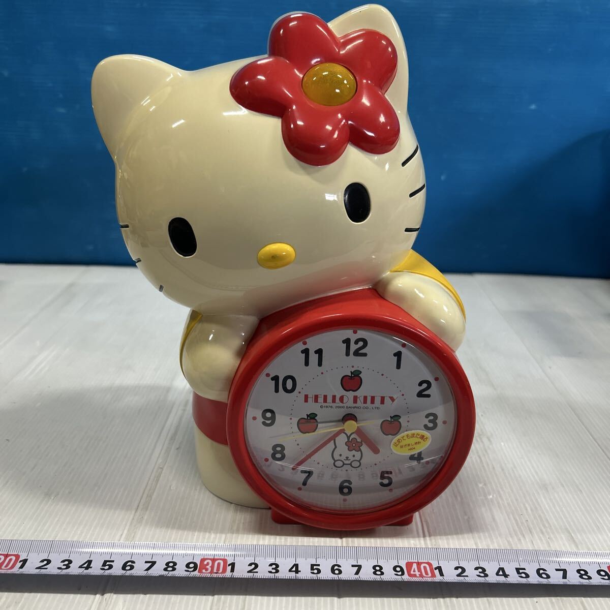 激レア ハローキティ目覚まし時計 昭和レトロ Qoo10] ハローキティ