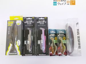 メガバス ダークスリーパー 3インチ 3/8oz・マグドラフト 5インチ、イマカツ レイジース