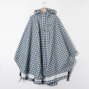 Columbia コロンビア ウォマックポンチョ S ナイロン100% ブルー メンズ 紳士 チェック柄