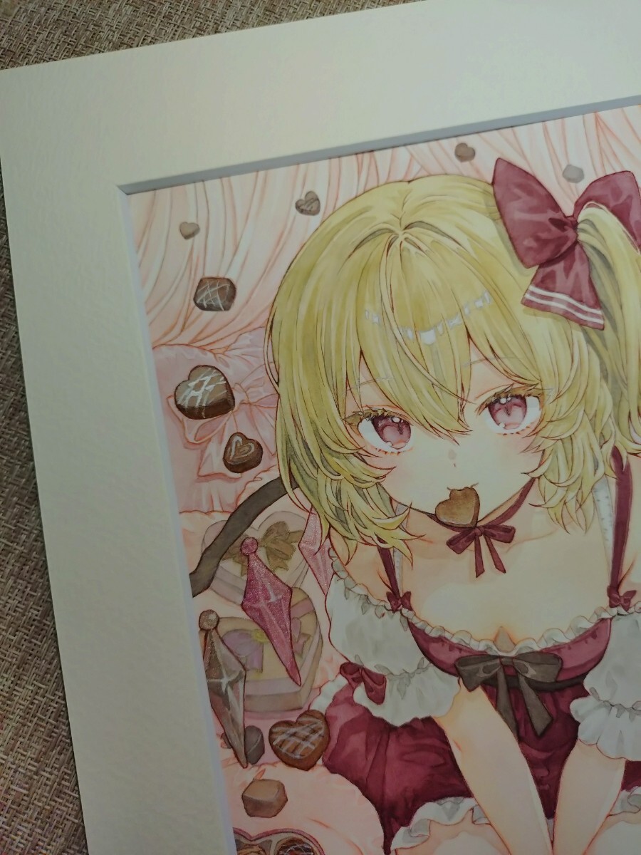 手描きイラスト 東方Project フランドール・スカーレット バレンタイン
