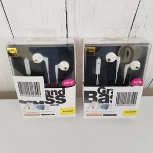 ELECOM エレコム ステレオヘッドホン カナル型 GrandBass ホワイト EHP-GB1000MWH ダイナ