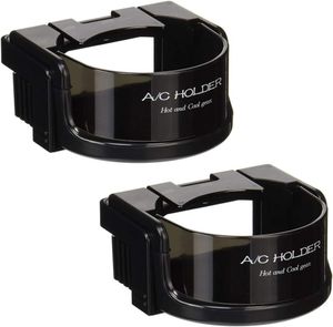 【まとめ買い】星光産業 ドリンクホルダー 自動車用 A/Cホルダー ブラック EB-48 ２個セ