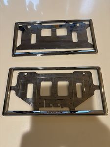 ホンダ　純正　ライセンスフレーム　前後セット　美品