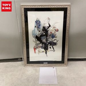 真作】 天野喜孝 直筆サイン 「花酔」 100部限定 アールビバン