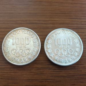 東京オリンピック記念 銀合金(セット)の中古価格は91,104円｜記念硬貨