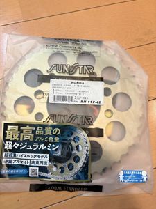 サンスター(SUNSTAR) リアスプロケット 520-42T CB400SS 01- RH-117-42 サンスター スプ